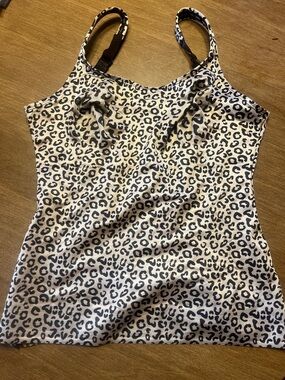 Ruby Ribbon Leopard-Print Shaping Camisole